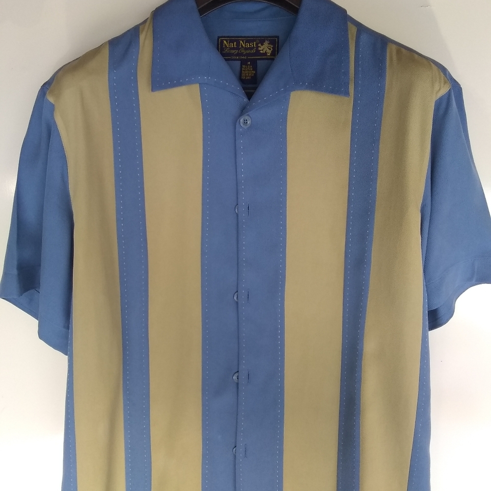 Nat Nast medium short sleeve shirt, Artic blu,
